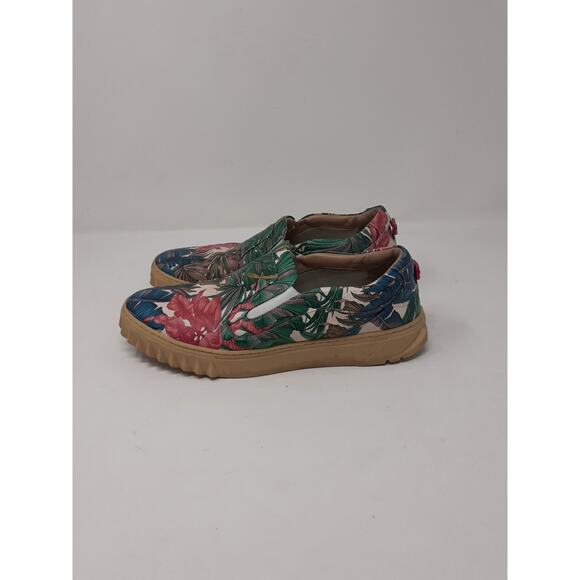 Salvatore Ferragamo Tropical Print Slip-On Sneakers - Picture 4 of 12